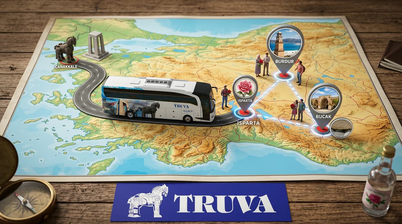 Truva Turizm’den Isparta, Burdur ve Bucak Seferleri Çok Yakında Başlıyor